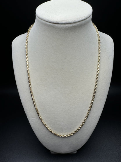 20” 14k Yellow Gold Rope 2.7mm 3.76g