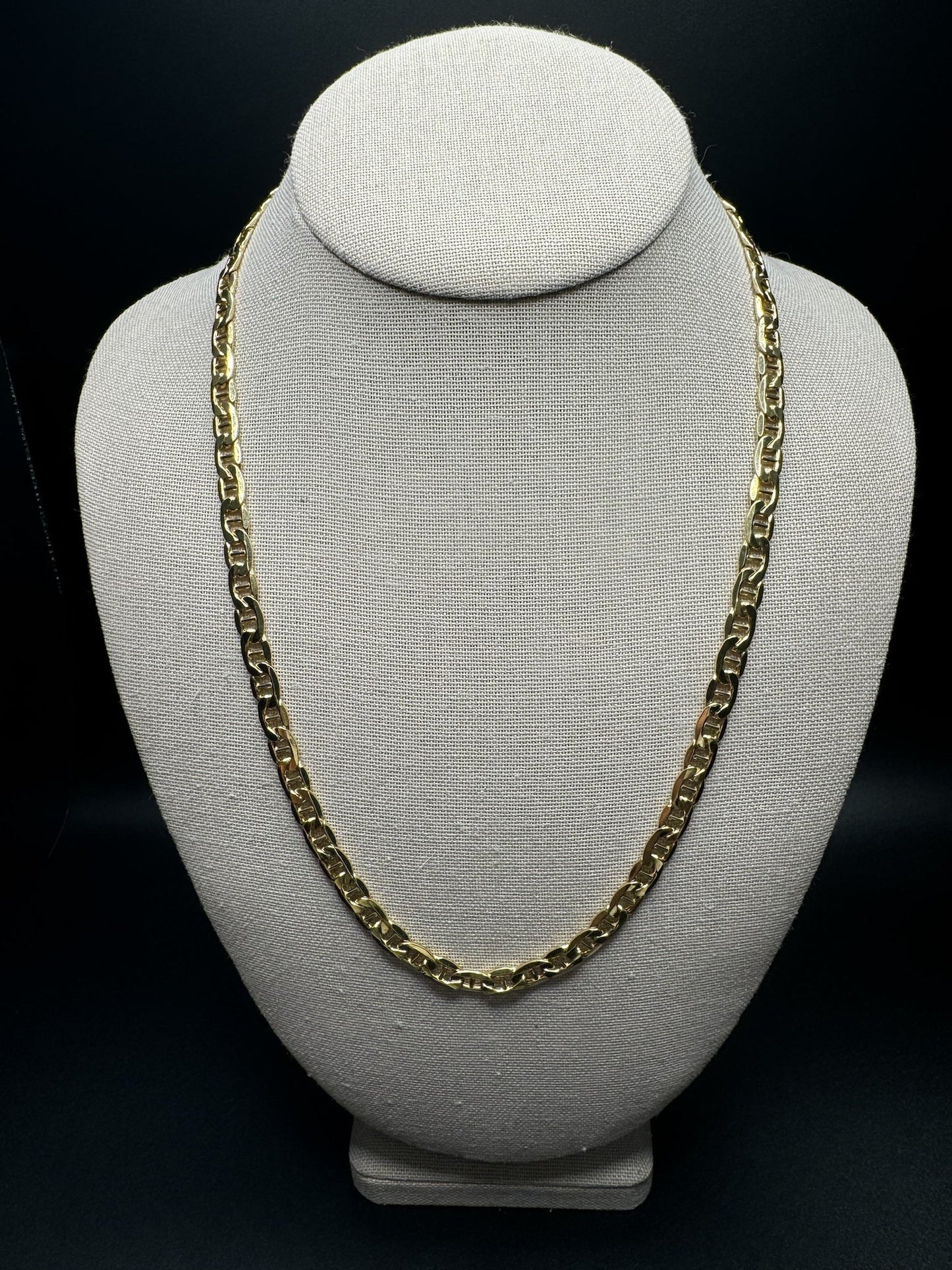 22” 14k Yellow Gold Mariner 6mm 19.3g
