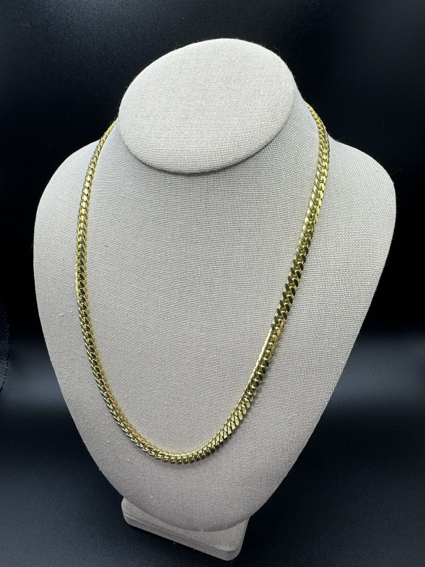 22” 14k Yellow Gold Cuban 6mm 59.7g