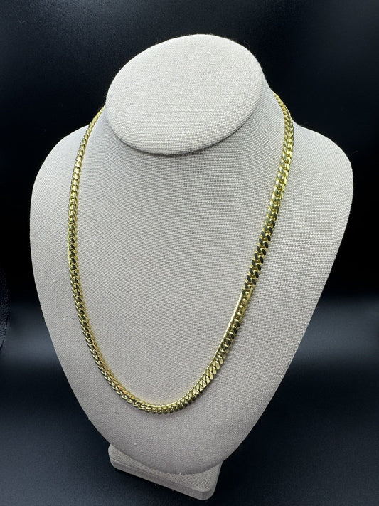 22” 14k Yellow Gold Cuban 6mm 59.7g