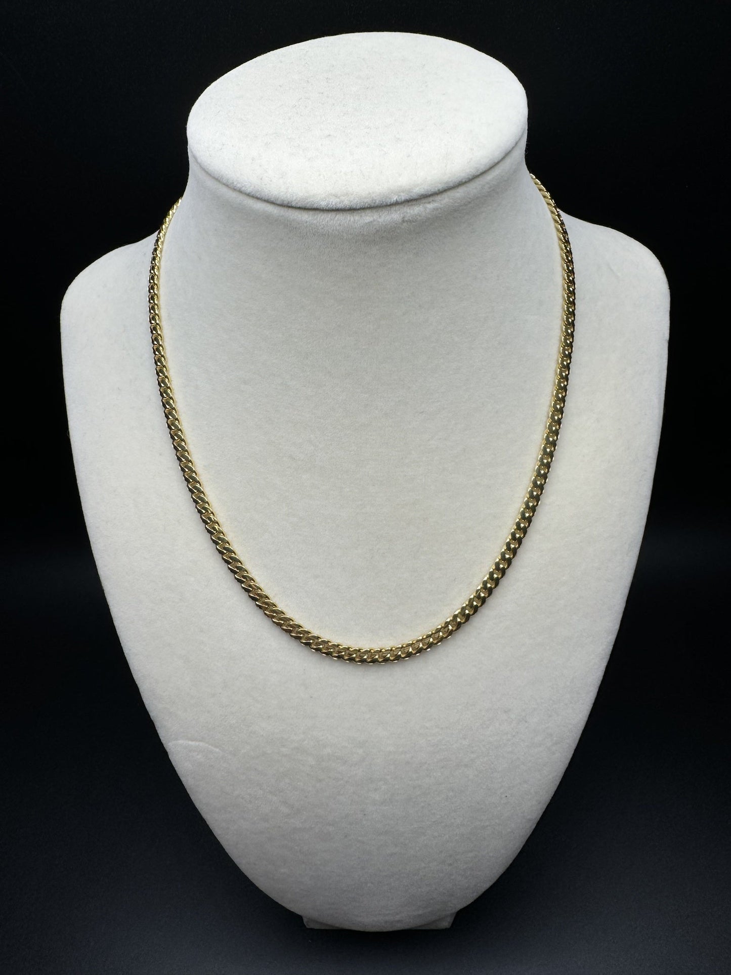 16” 14k Yellow Gold Cuban 4mm 19.4g