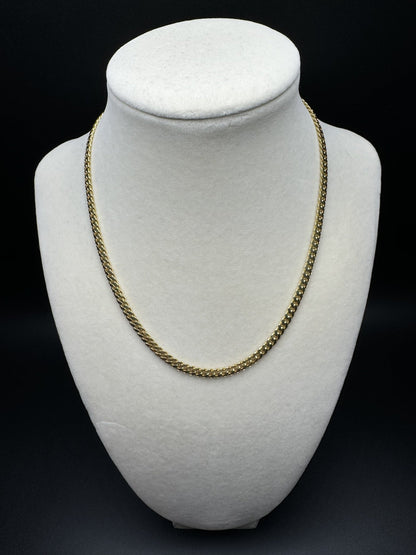 16” 14k Yellow Gold Cuban 4mm 19.4g