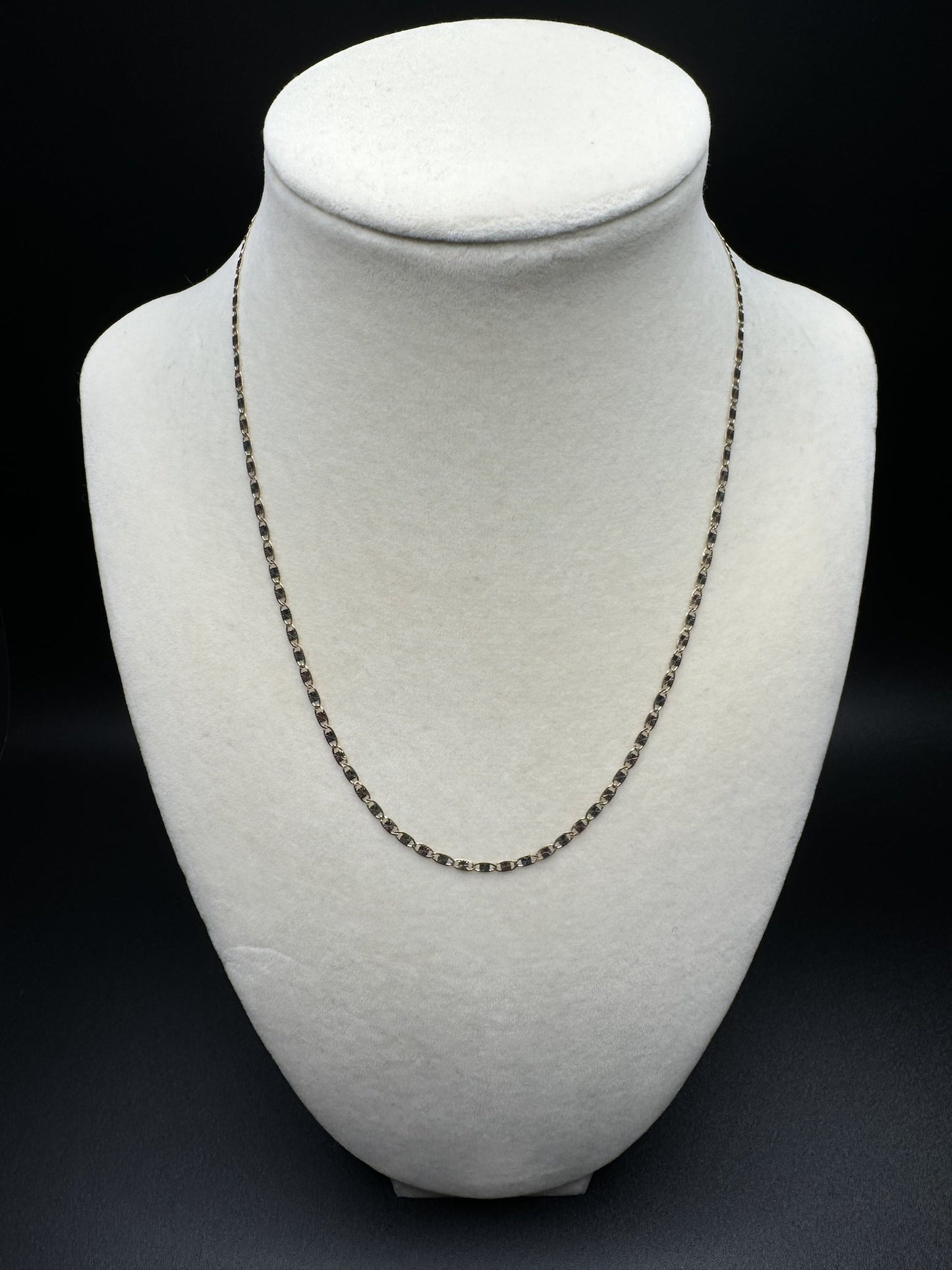 16” 14k Gold Tri-Color Valentin o Link 2mm 2.1g