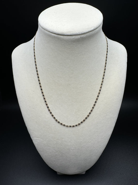 16” 14k Gold Tri-Color Valentin o Link 2mm 2.1g