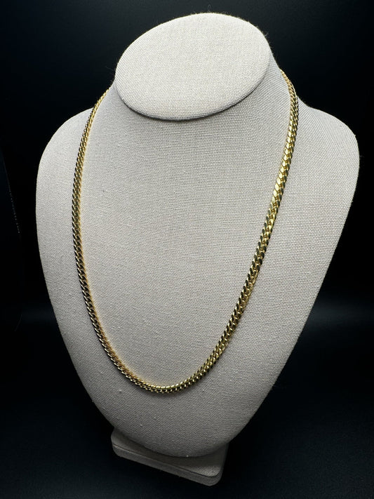 22” 10k Yellow Gold Cuban 5mm 38.2g
