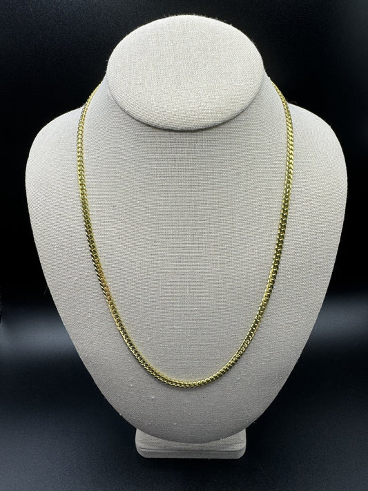 22” 14k Yellow Gold Cuban 4mm 26.0g