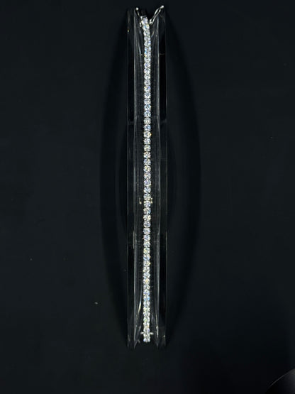 14k White Gold 7ctw Lab-Grown Diamond Tennis Bracelet – 7"