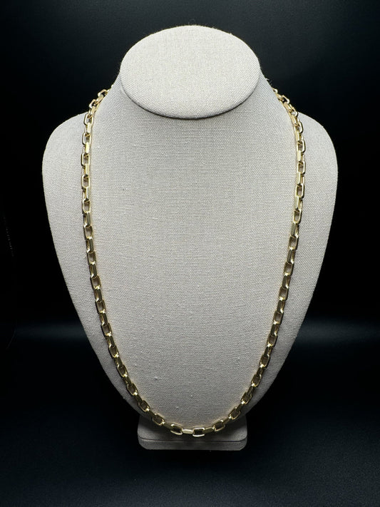 26” 14k Yellow Gold Heavy Link 6mm 72.6g