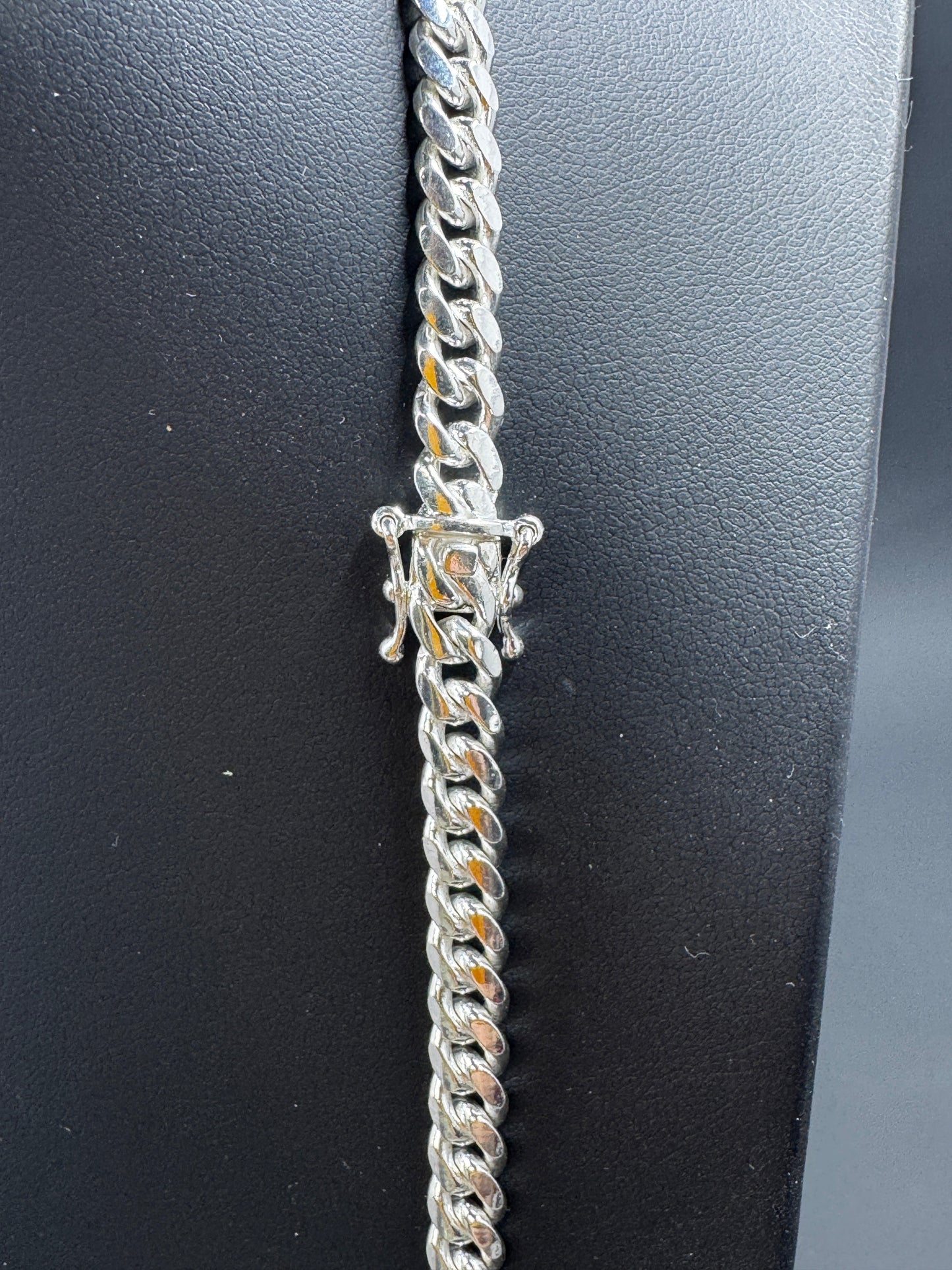 6mm Sterling Silver Cuban Chain Necklace – Multiple Lengths