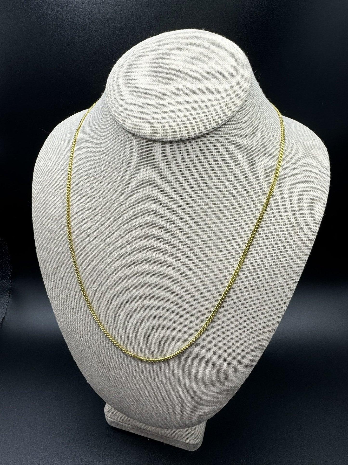 22” 14k Yellow Gold Cuban 2.5mm 11.6g