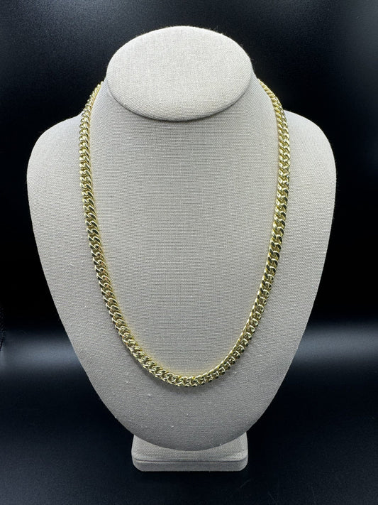 22” 14k Yellow Gold Cuban 7mm 30.43g