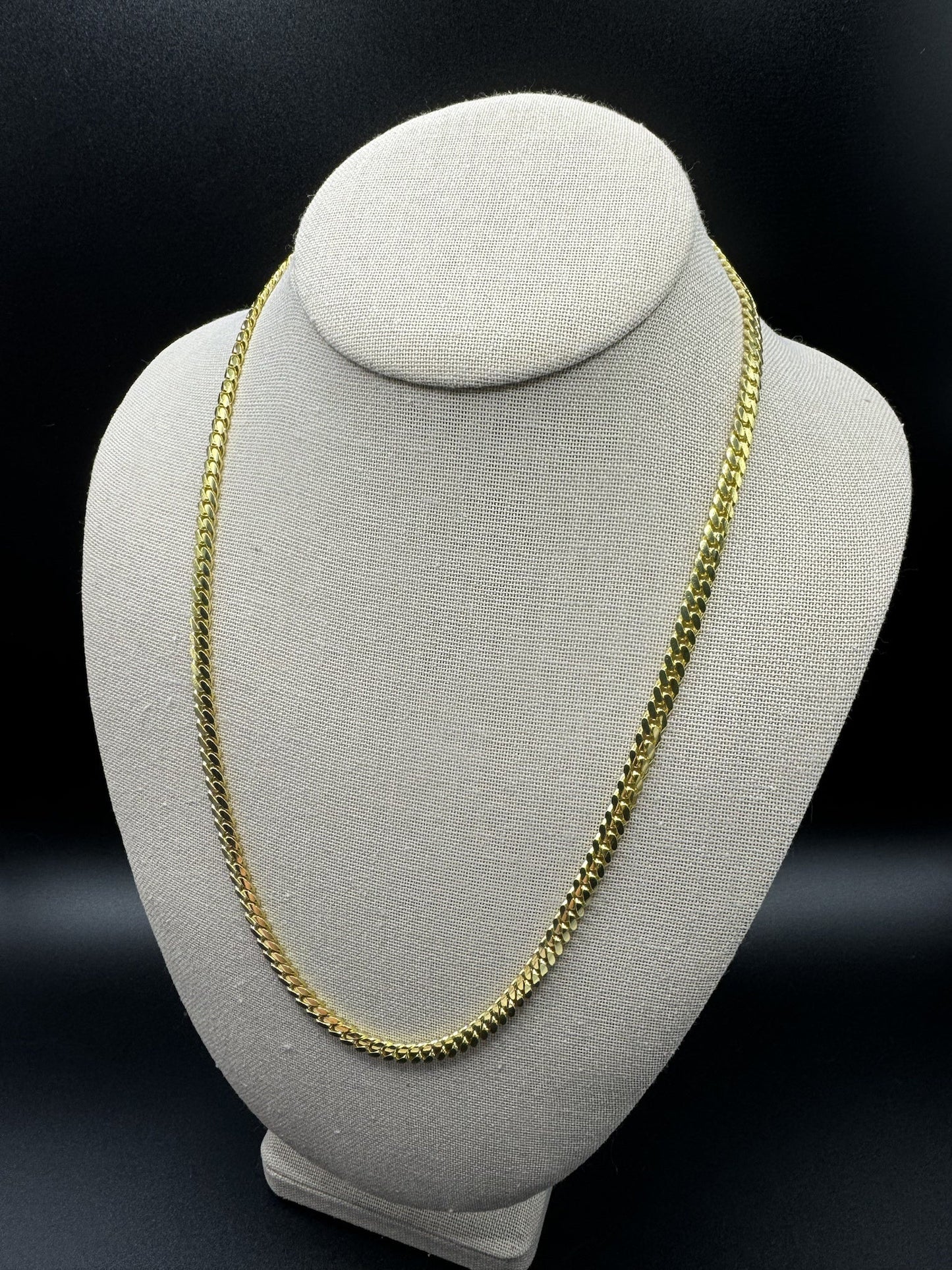 22” 14k Yellow Gold Cuban 5mm 43.53g