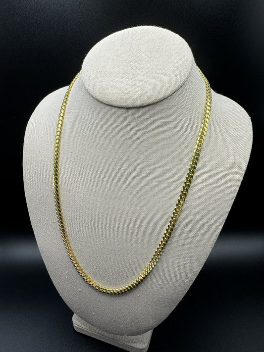 22” 14k Yellow Gold Cuban 5mm 43.53g