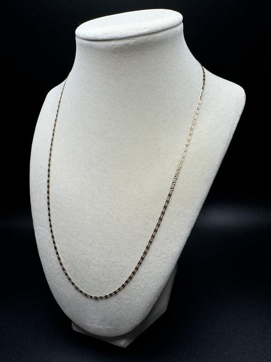 20” 14k Gold Tri-Color Valentin o Link 2mm 2.0g