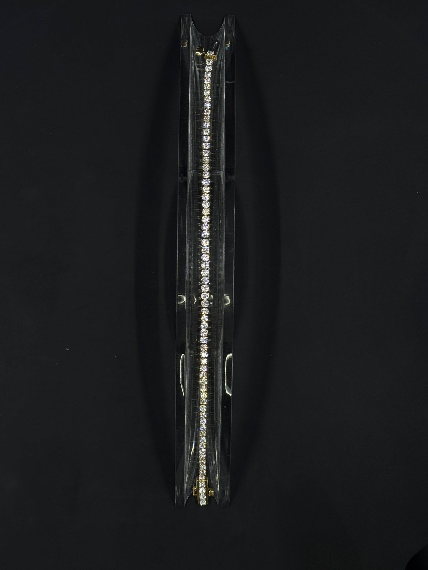 14k Yellow Gold 3ctw Lab-Grown Diamond Tennis Bracelet – 7"