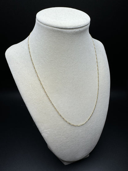 18” 14k Yellow Gold Figaro 1.5mm