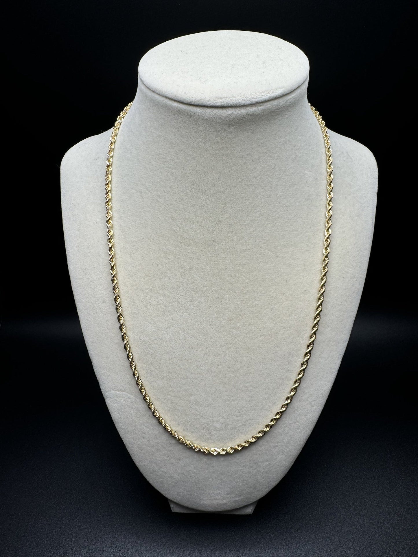20” 14k Yellow Gold Rope 2.8mm 15.5g