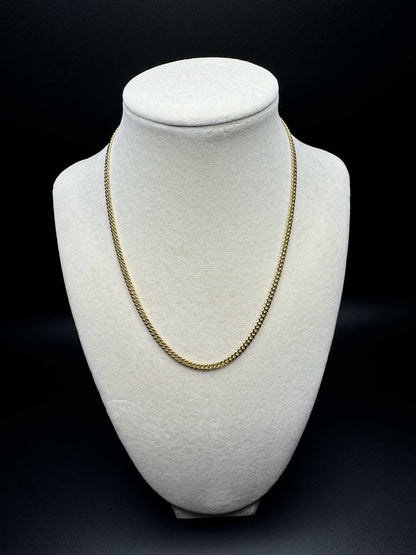 16” 14k Yellow Gold Cuban 3mm 12.6g