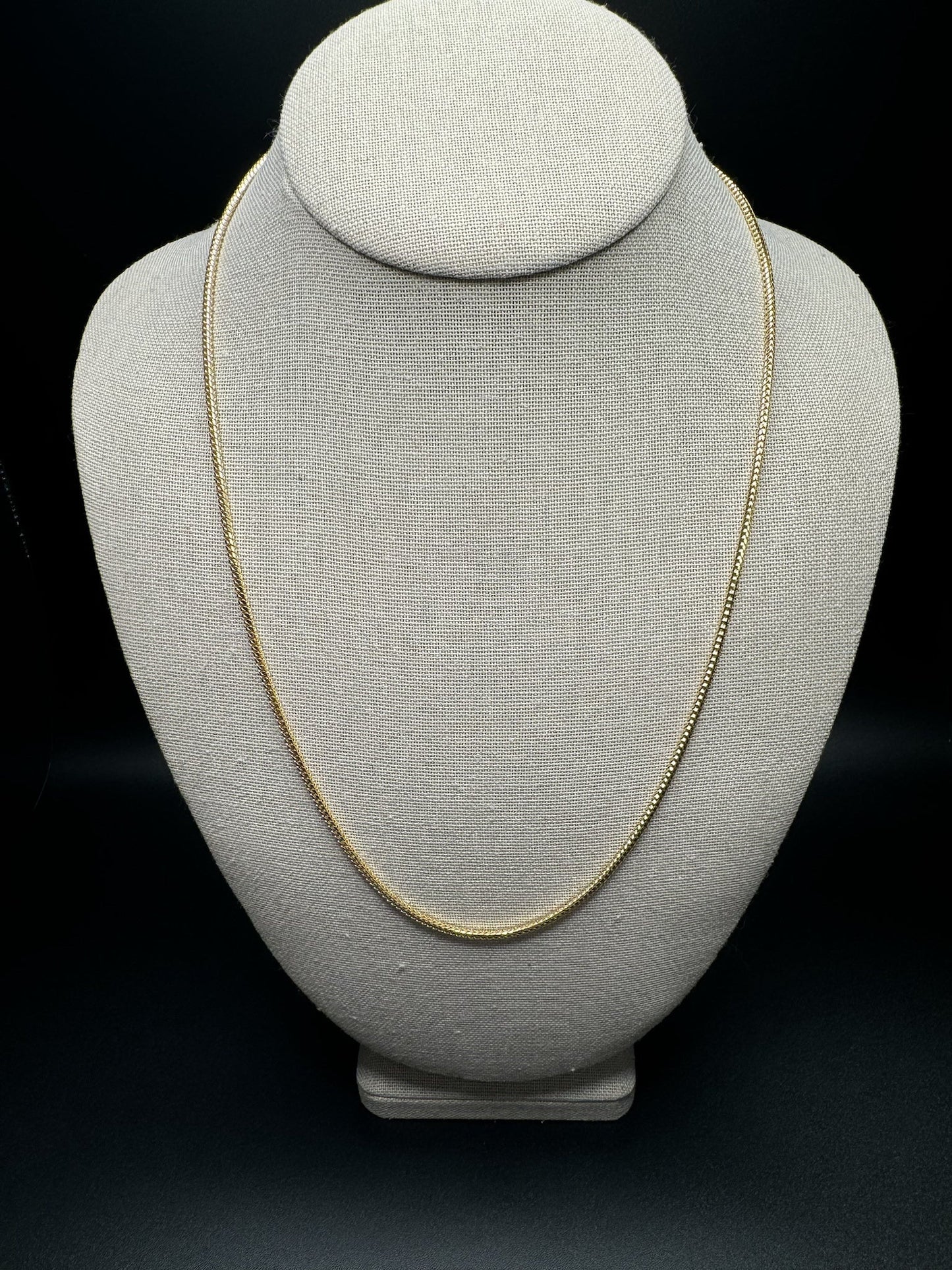 22” 10k Yellow Gold Franco 2mm 12.34g
