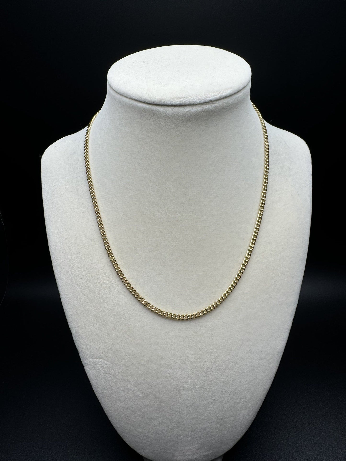 16” 14k Yellow Gold Cuban 3mm 4.3g