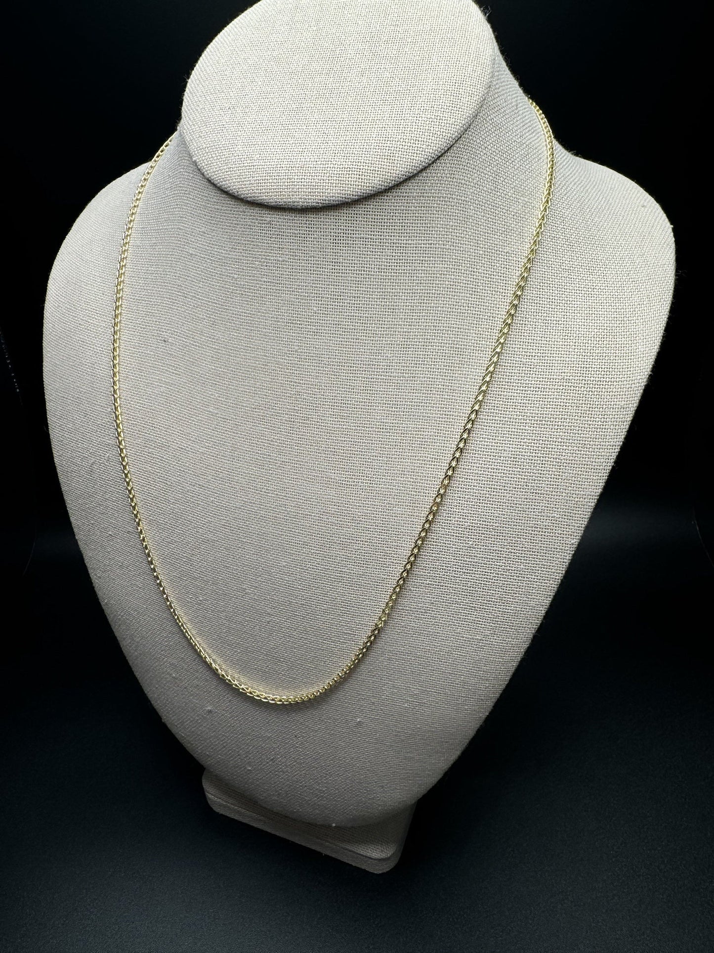 22” 14k Yellow Gold Franco 2mm 3.91g