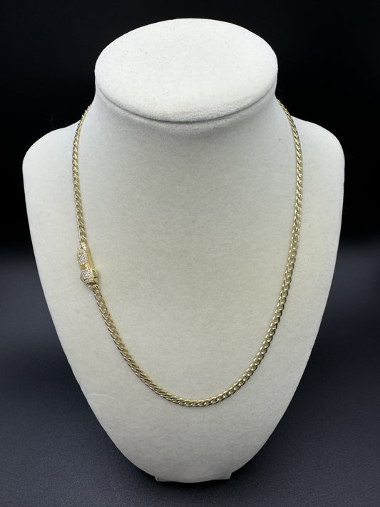 18” 14k Yellow Gold Monaco Cuban 4mm 10.9g