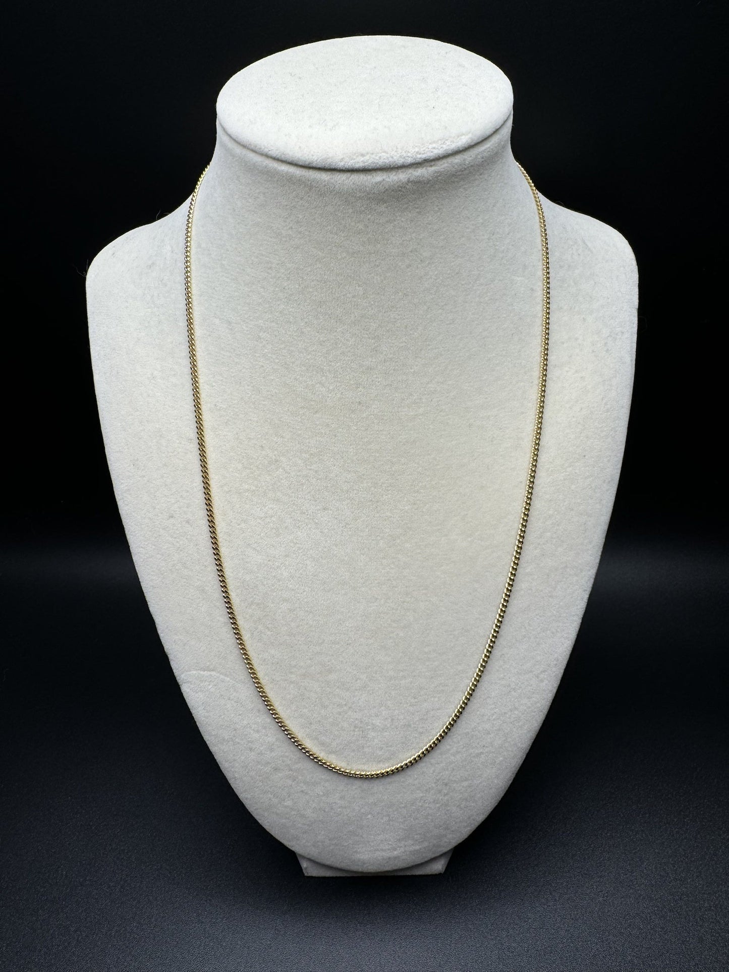 20” 14k Yellow Gold Cuban 2mm 7.12g