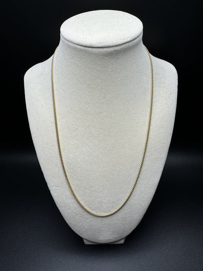 20” 14k Yellow Gold Cuban 2mm 7.12g
