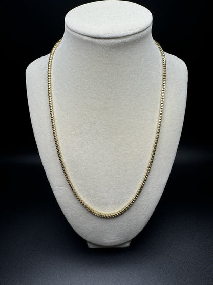 20” 10k Yellow Gold Franco 3mm 24.43g