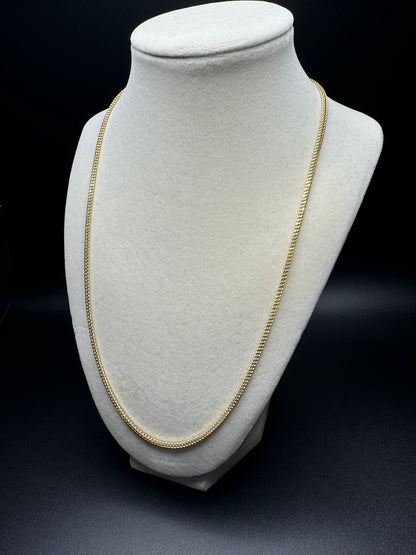 20” 14k Yellow Gold Foxtail Franco 2.5mm 6.4g