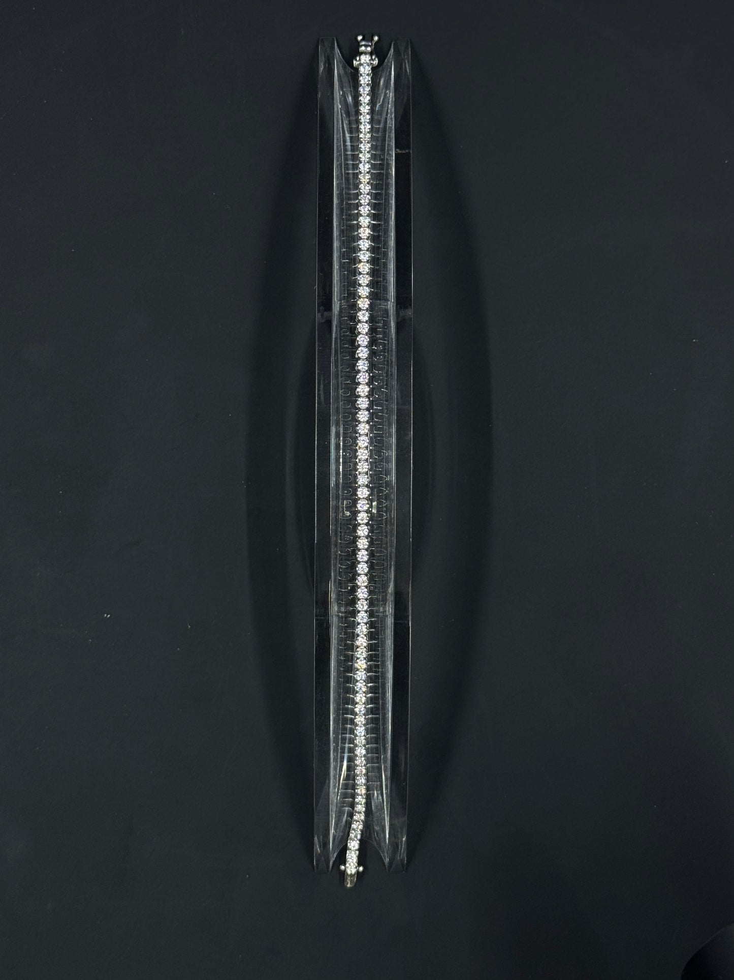 14k White Gold 3ctw Lab-Grown Diamond Tennis Bracelet – 7.5"