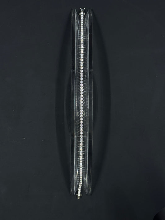 14k White Gold 3ctw Lab-Grown Diamond Tennis Bracelet – 7.5"