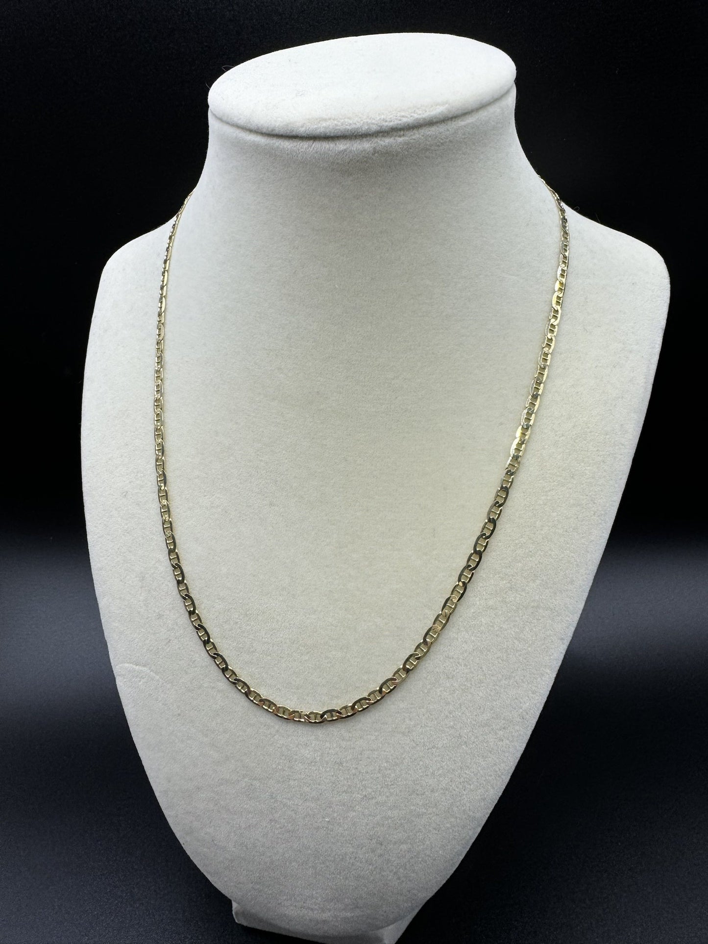 18” 14k Yellow Gold Mariner Link 3mm 7.2g