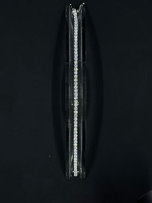 14k White Gold 7ctw Lab-Grown Diamond Tennis Bracelet – 7"