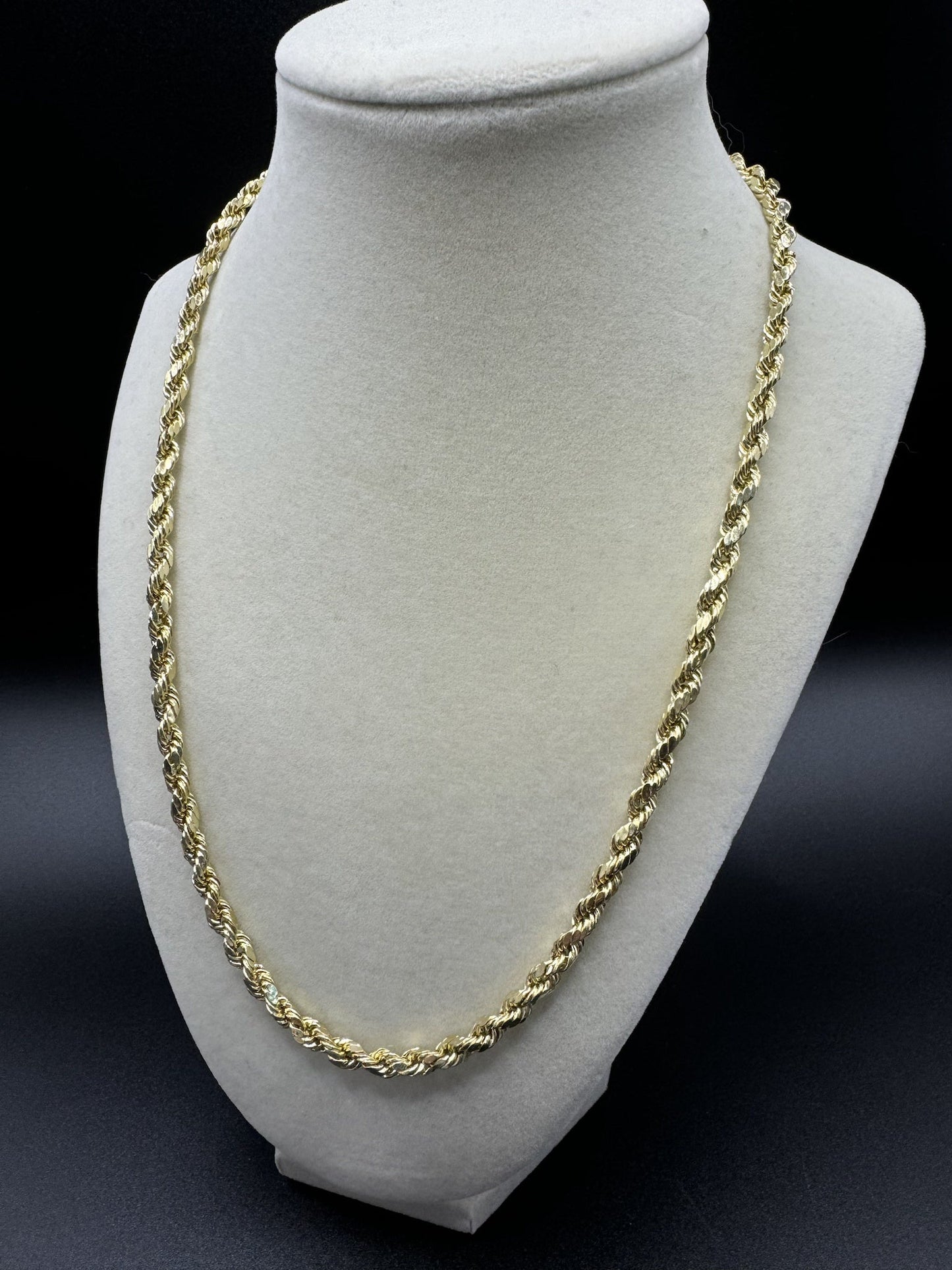 20” 10k Yellow Gold Rope 5mm 8.05g