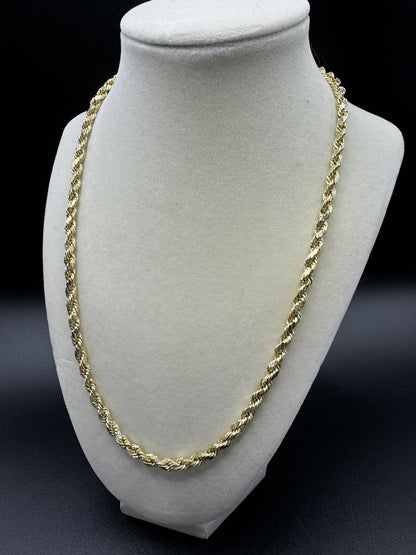 20” 10k Yellow Gold Rope 5mm 8.05g