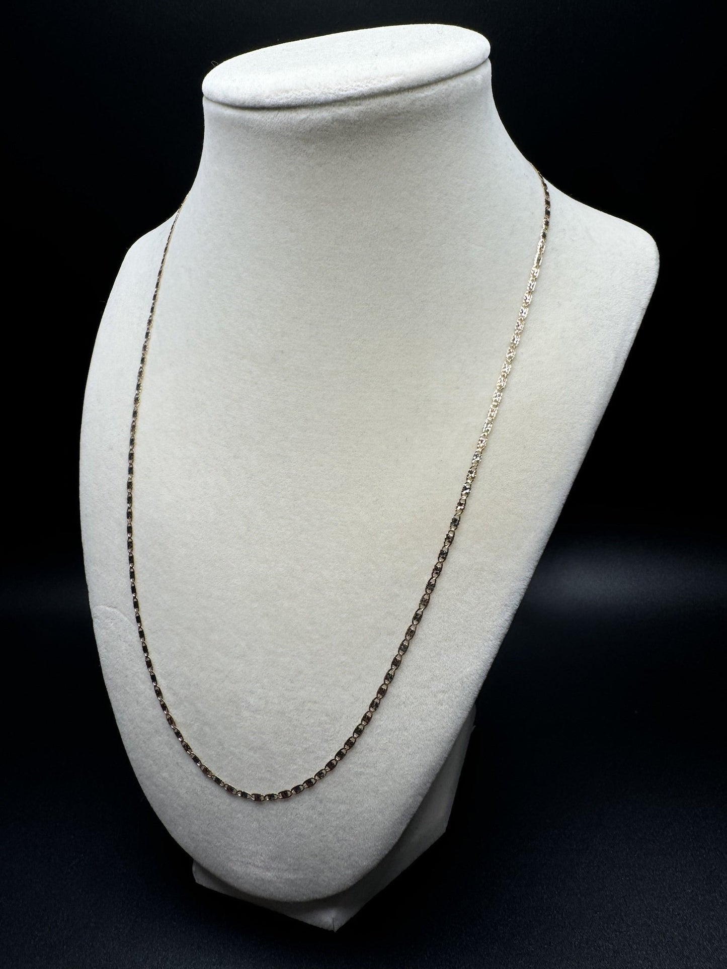 20” 14k Gold Tri-Color Valentin o Link 2mm 2.42g