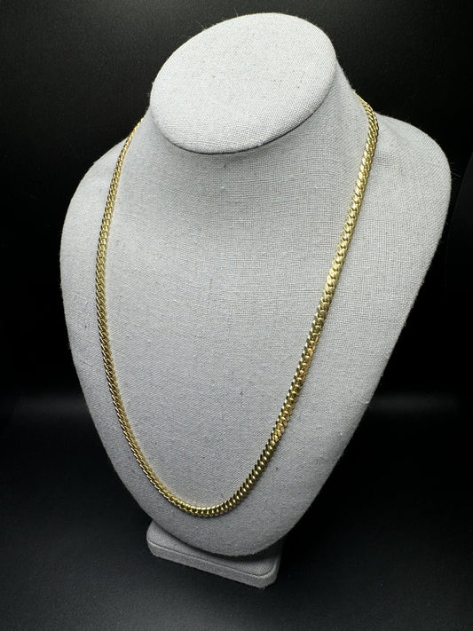 24” 14k Yellow Gold Cuban 5mm 47.7g