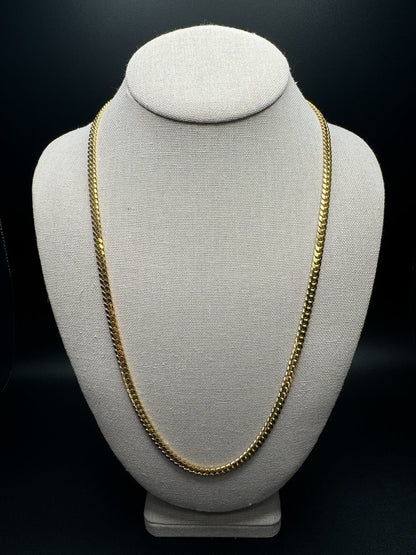 24” 10k Yellow Gold Cuban 4.5mm 36.6g