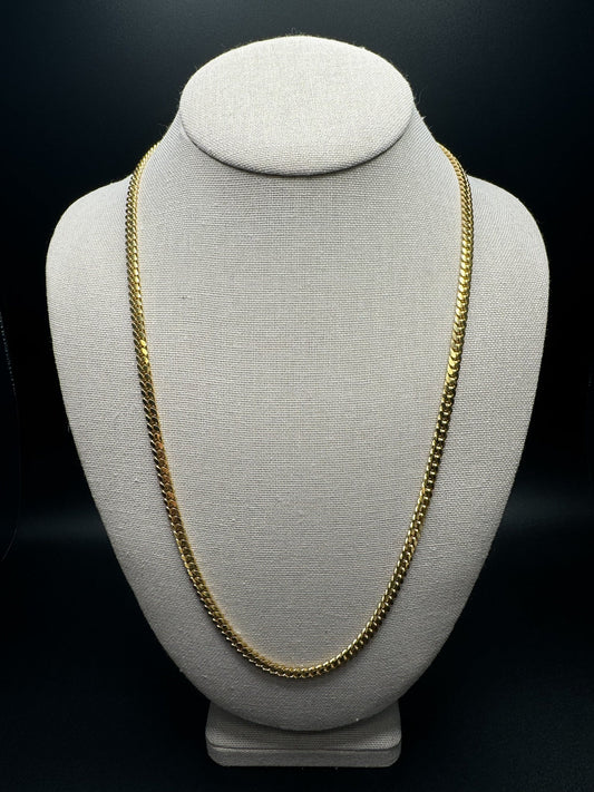 24” 10k Yellow Gold Cuban 4.5mm 36.6g