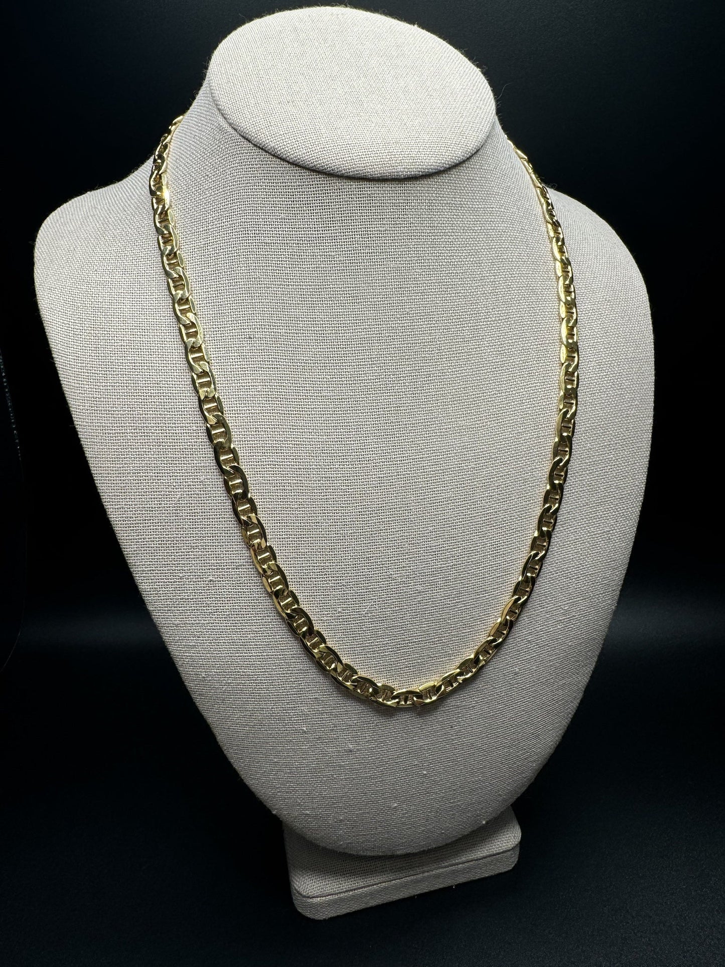 22” 14k Yellow Gold Mariner 6mm 19.3g