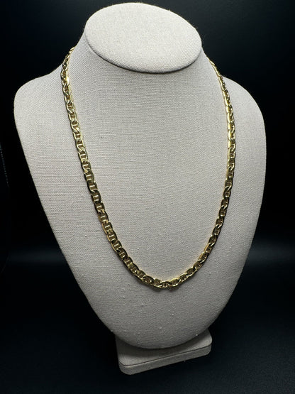 22” 14k Yellow Gold Mariner 6mm 19.3g
