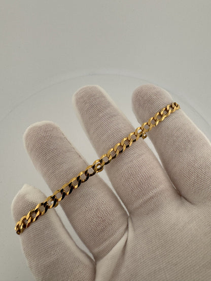8.5” 14k Yellow Gold Curb 5mm 6.0g