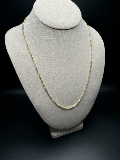 22” 14k Yellow Gold Franco 2mm 3.91g