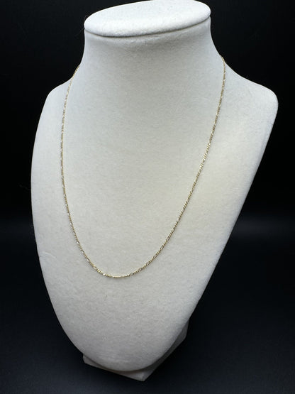 18” 14k Yellow Gold Figaro 1.5mm