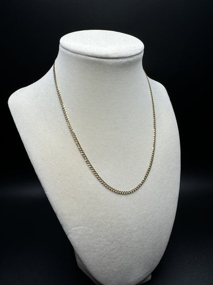16” 14k Yellow Gold Curb 2.5mm 3.52g