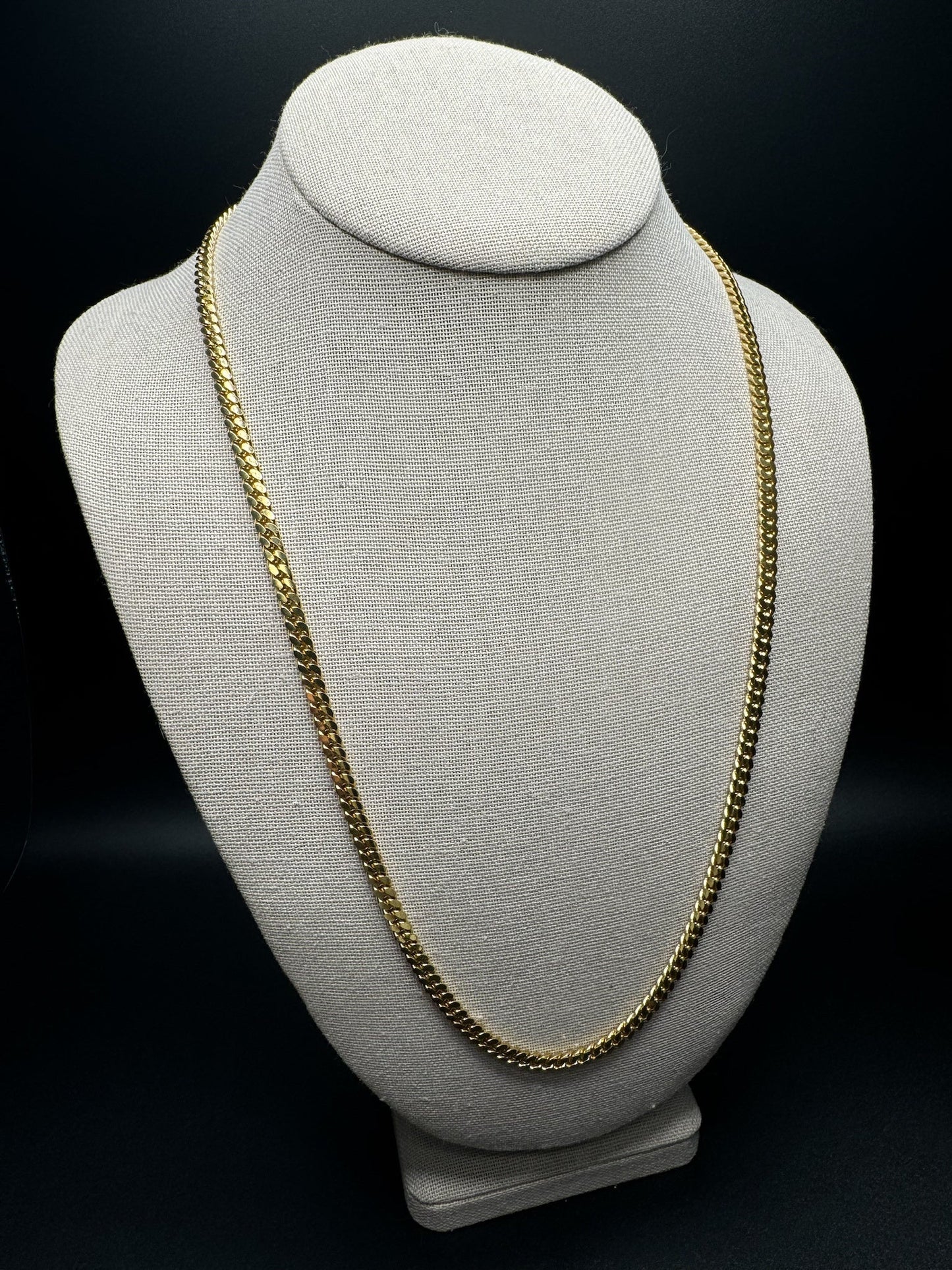 24” 10k Yellow Gold Cuban 4.5mm 36.6g
