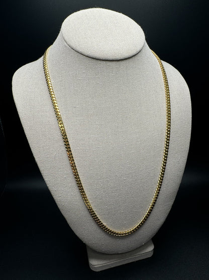 24” 10k Yellow Gold Cuban 4.5mm 36.6g