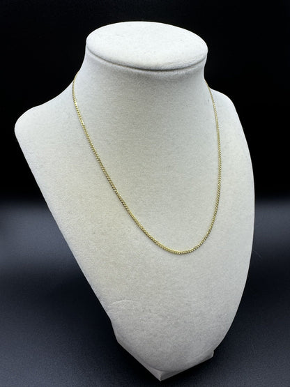 16” 14k Yellow Gold Cuban 1.8mm 3.32g