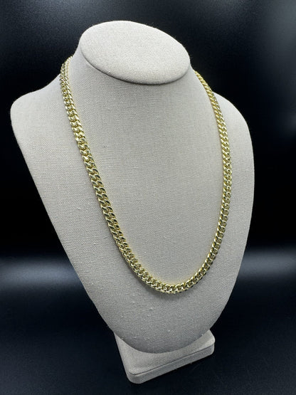 22” 14k Yellow Gold Cuban 7mm 30.43g